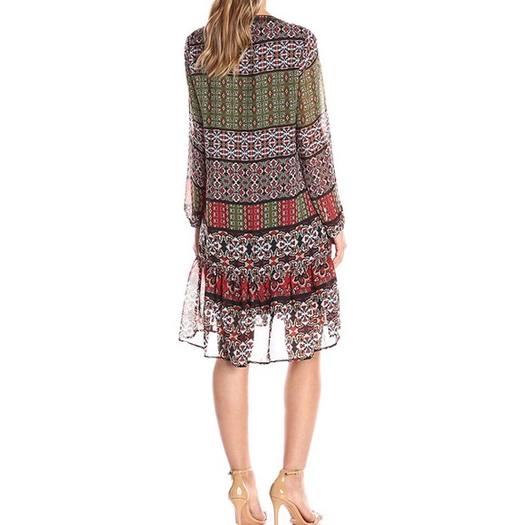 NY Collection | Boho peasant dress with string - Picture 7 of 7
